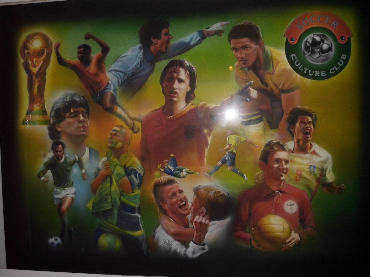 Gemälde  - Legends of Soccer-